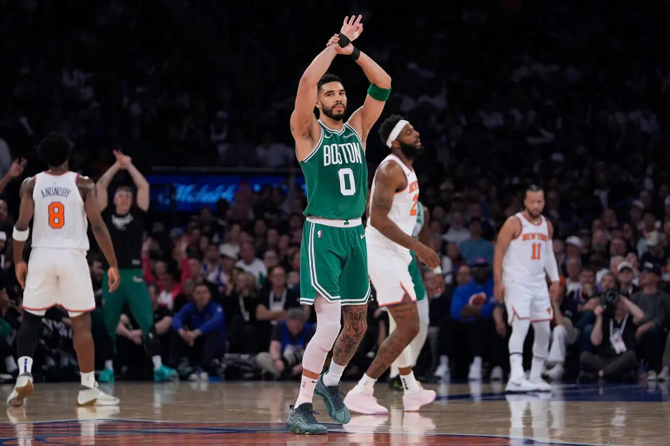 Celtics Dominate Knicks In Game 3 Victory In Front Of Star-Filled Madison Square Garden Crowd