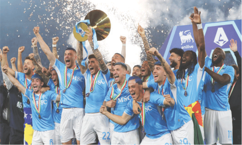 Napoli back on top in Italy after sealing fourth Serie A crown